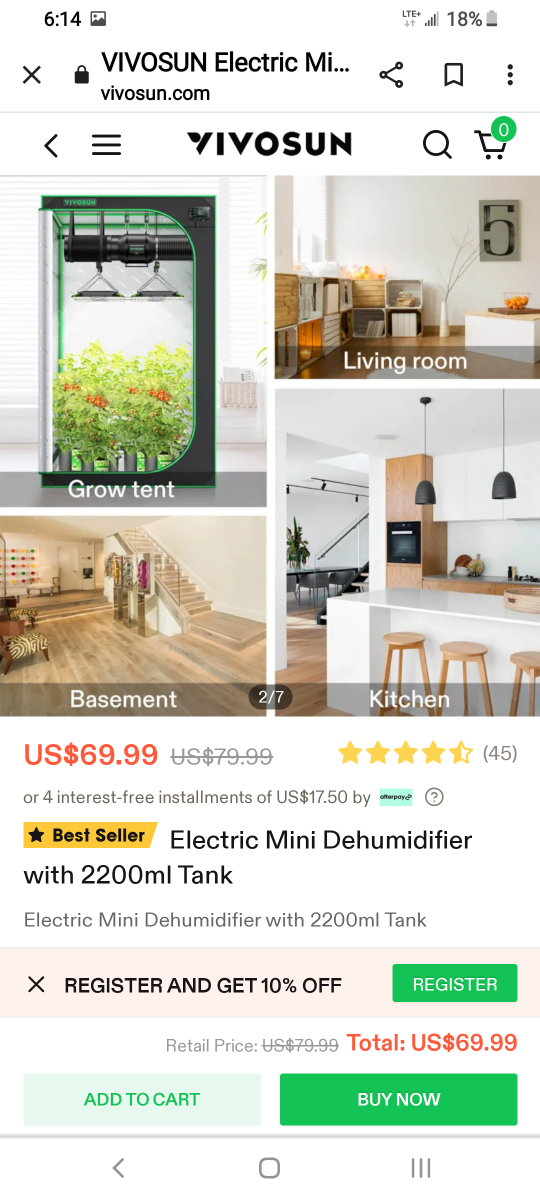 Vivosun dehumidifier - photo 4