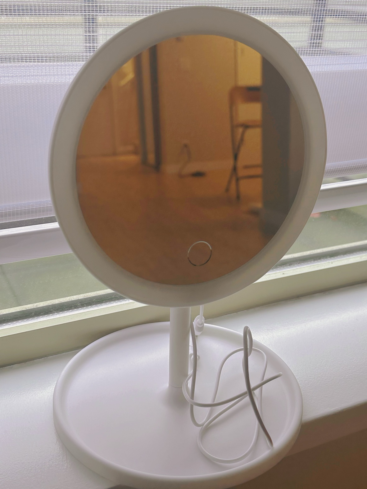 USB Rechargeable LED Mirror, 3 Lighting Modes