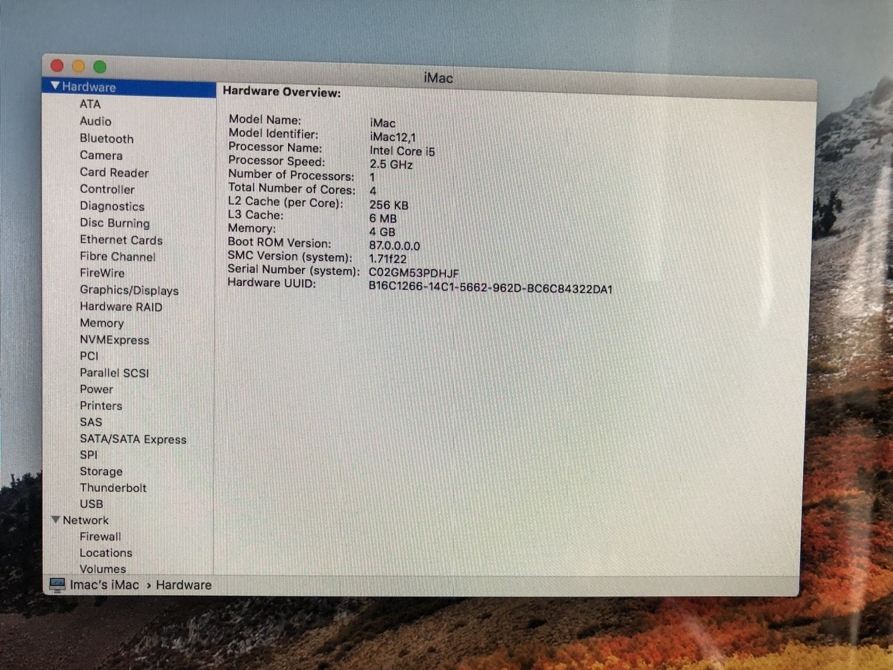 Apple iMac 21.5” 2012 model image indicator(2)