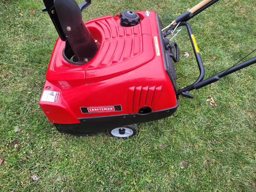 craftsman snowblower 22" with electric start - photo 3