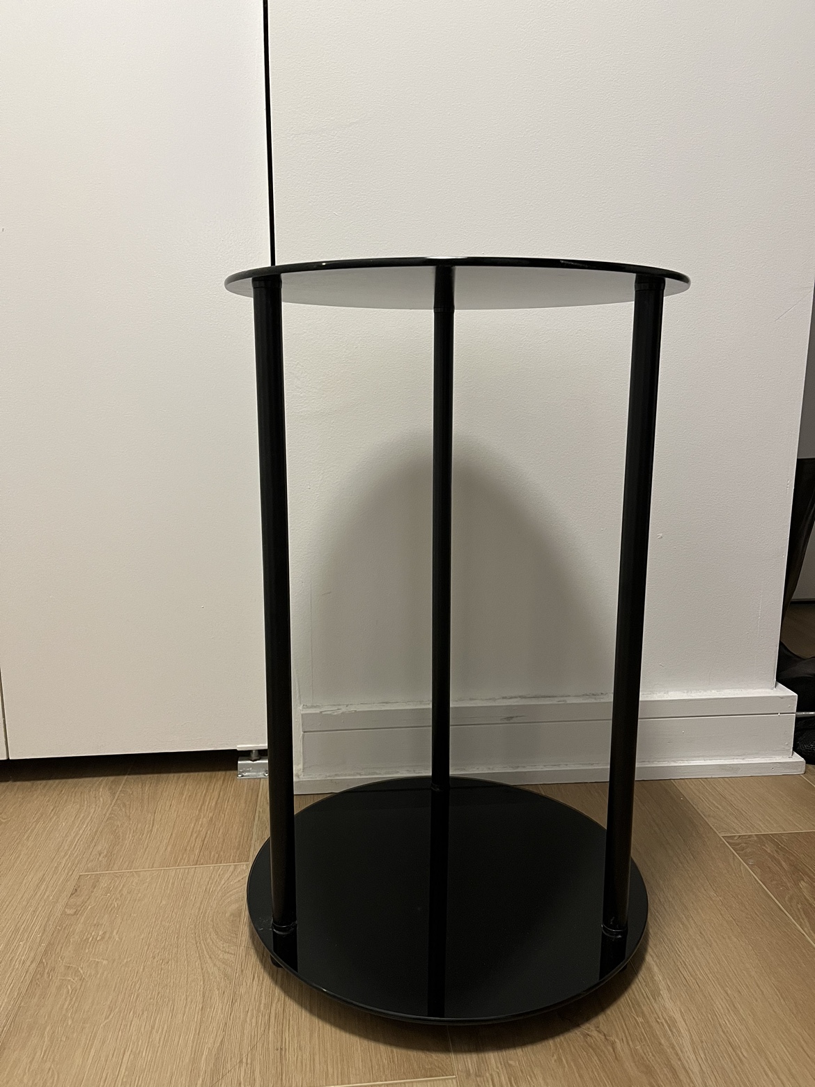 Black Glass Table