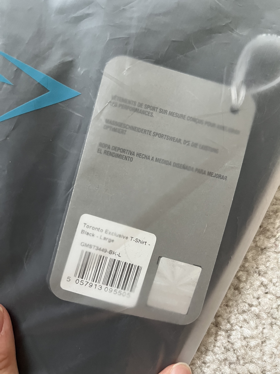 NEW Gymshark Toronto Exclusive Fitted T shirt Size Large image indicator(3)