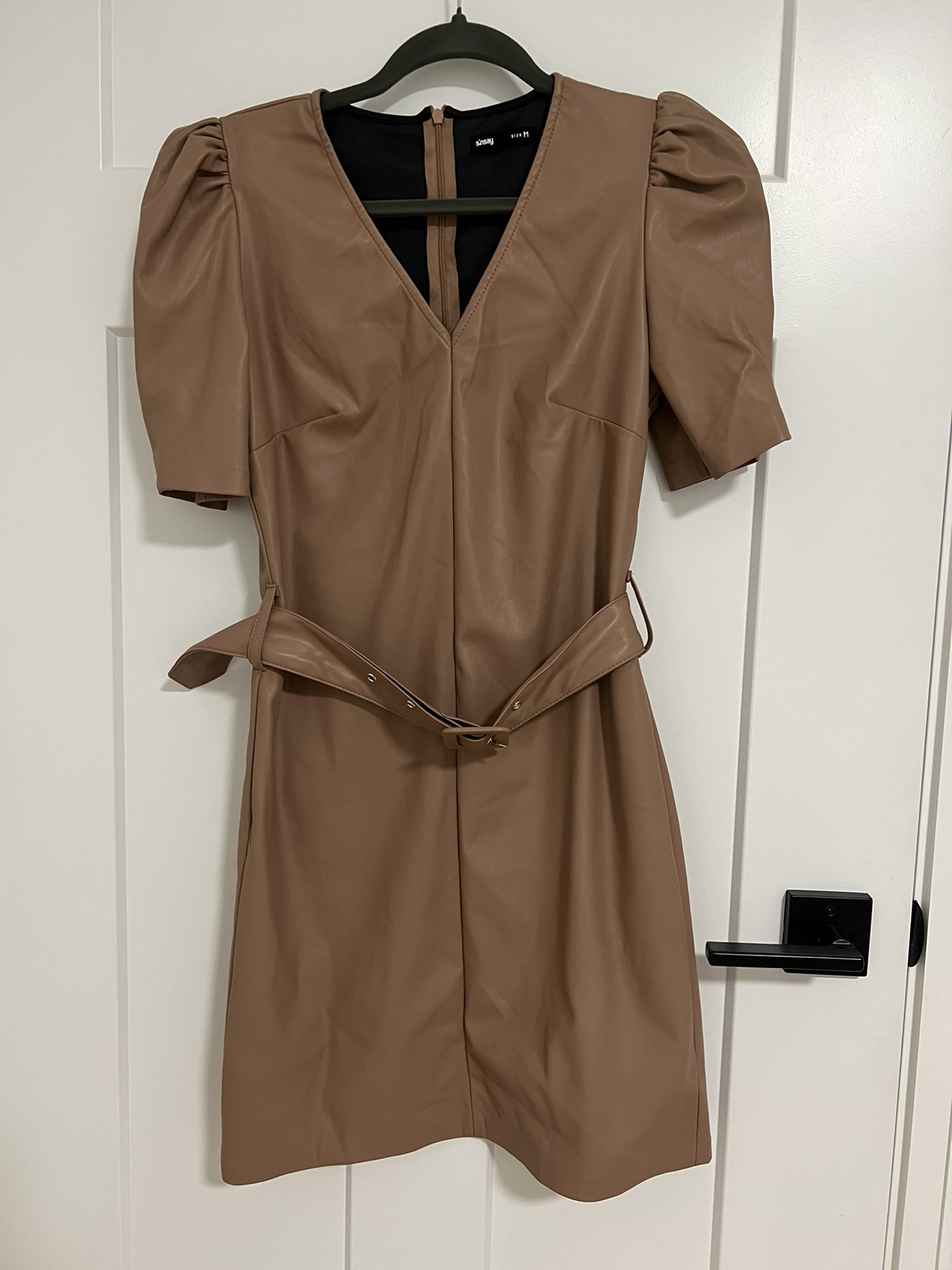 Faux leather mini dress - S/M image indicator(3)