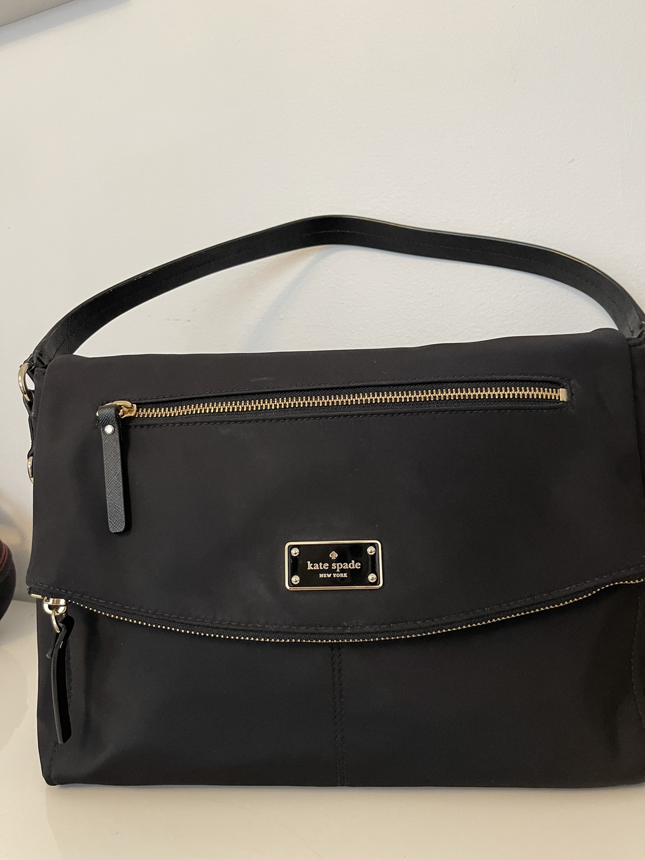 Kate Spade Black Nylon Bag