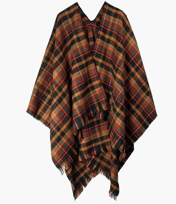 Brand new Multicolored plaid shawl