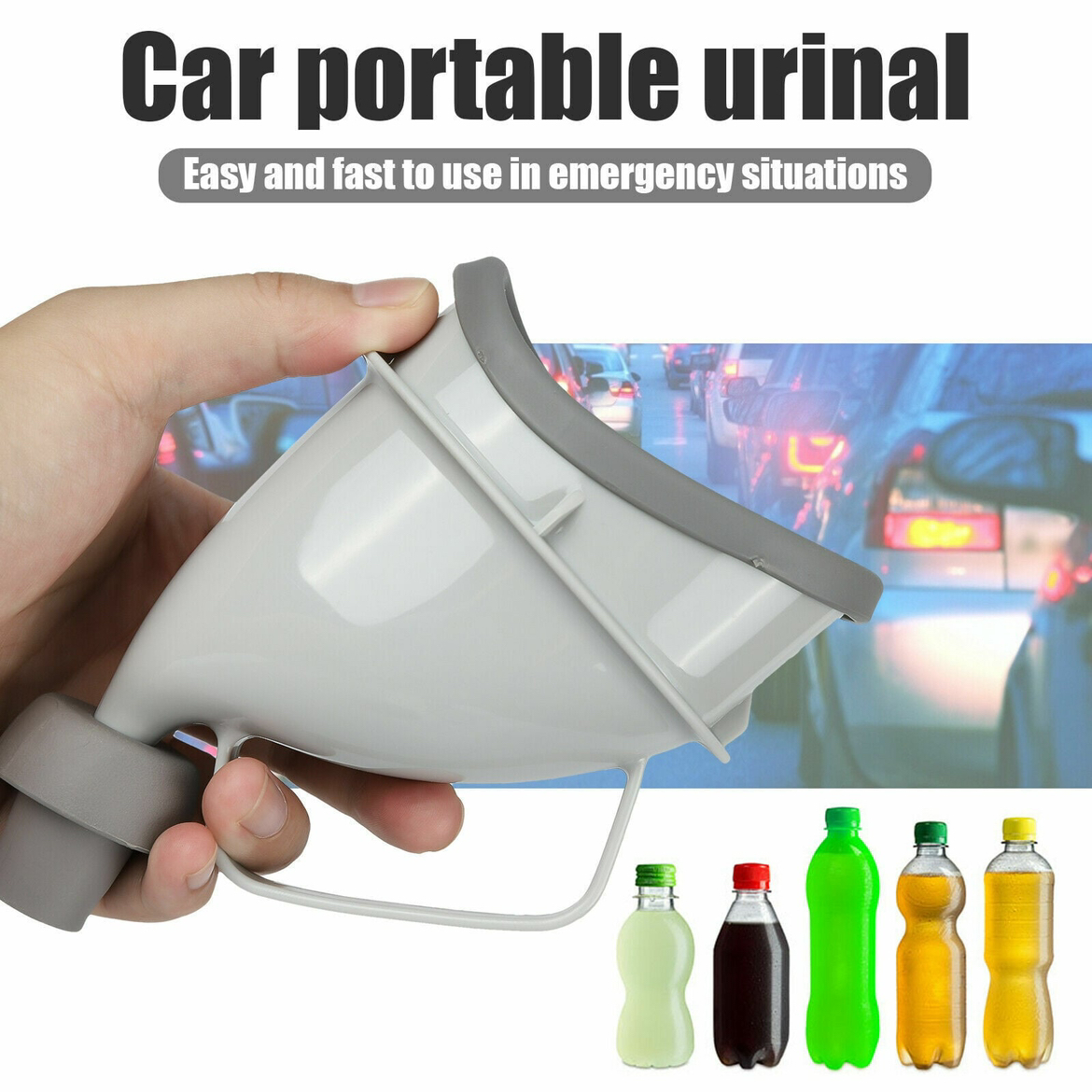 Portable Pee Funnel for  Men & Women Emergency thumbnail