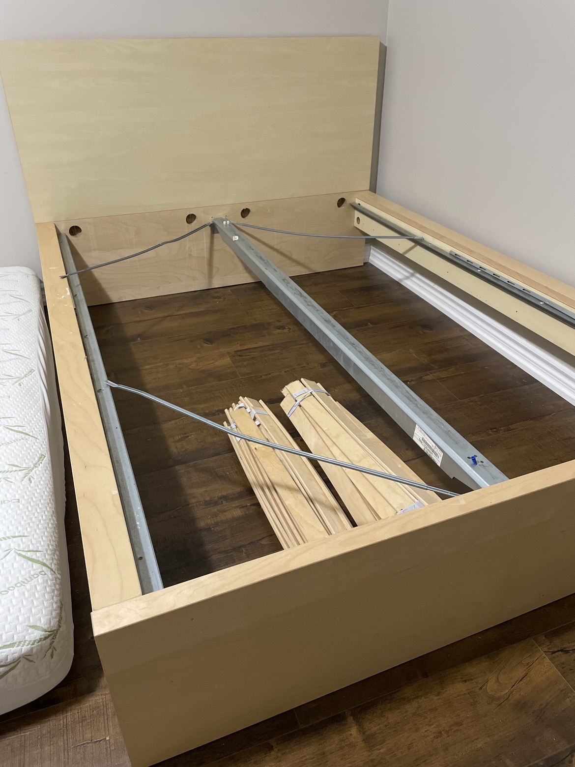 Queen Bed Frame Mattress and Cover - photo 3