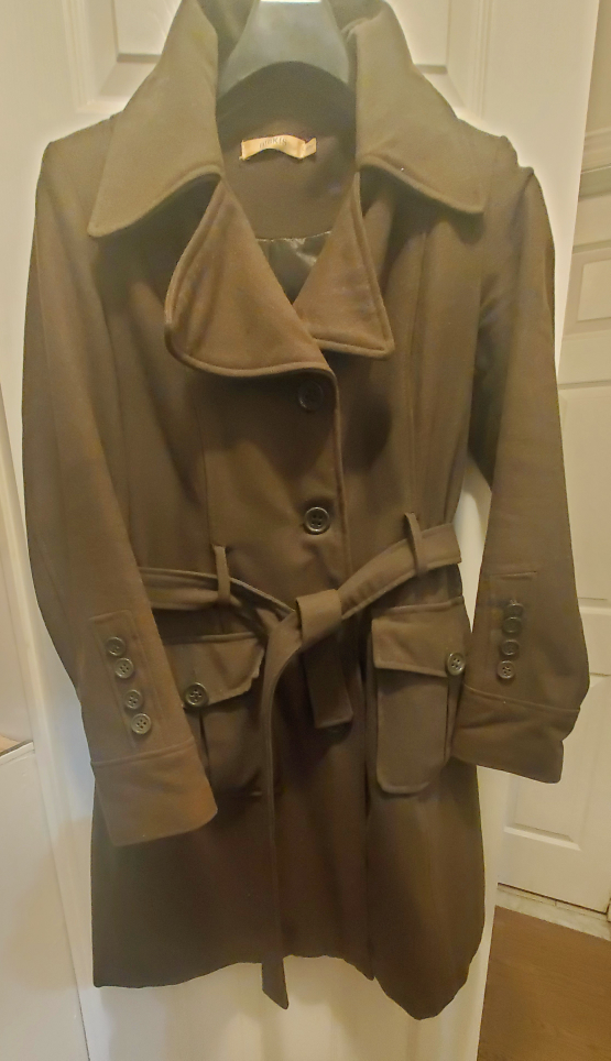 Bottle green winter coat image indicator(2)