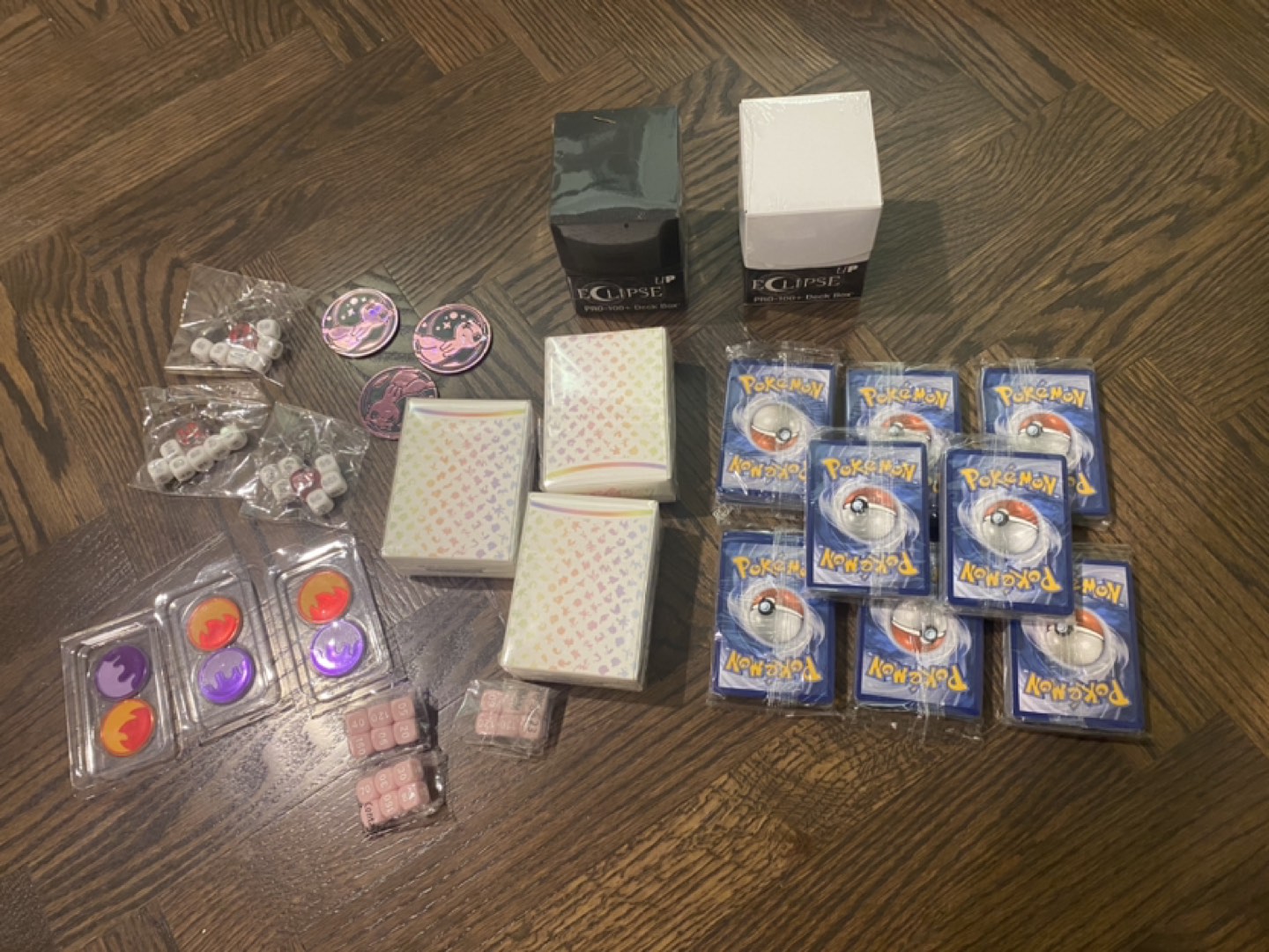 Pokémon cards and games