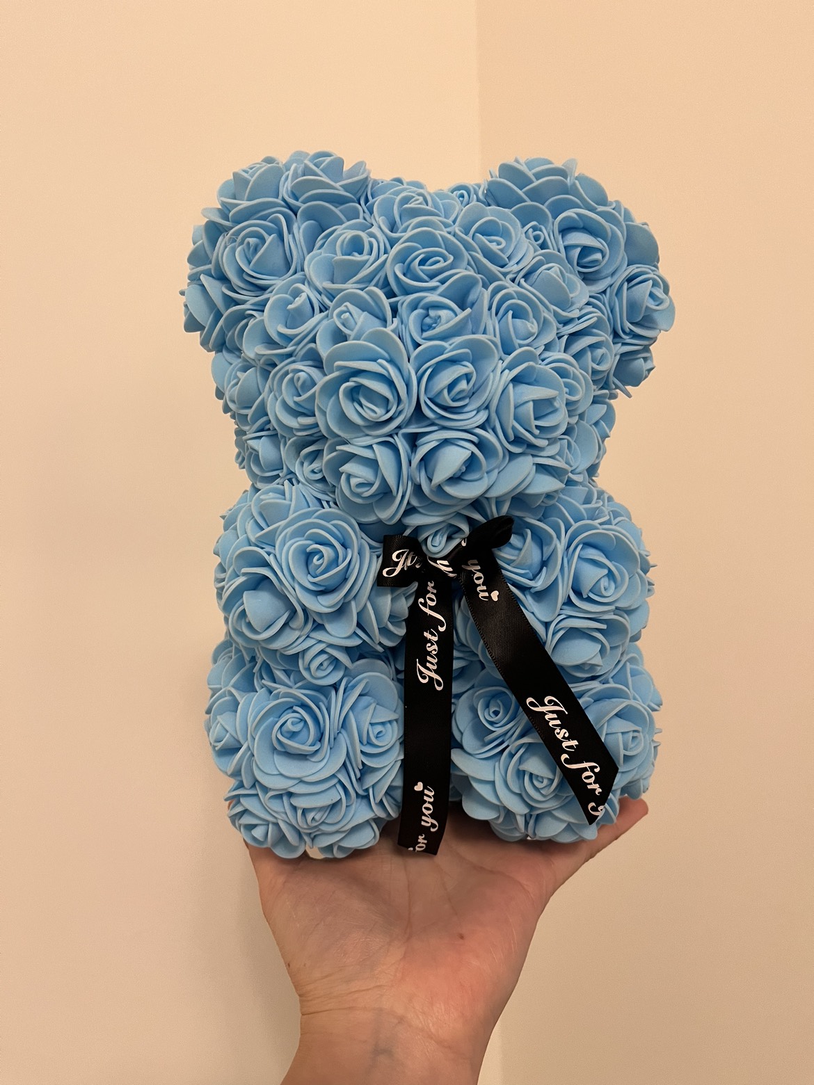 Medium floral teddy bear