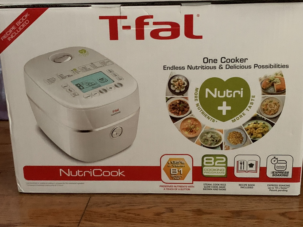Brandnew T-FAL NutriCook Nutri+ cooking  Rice Cooker