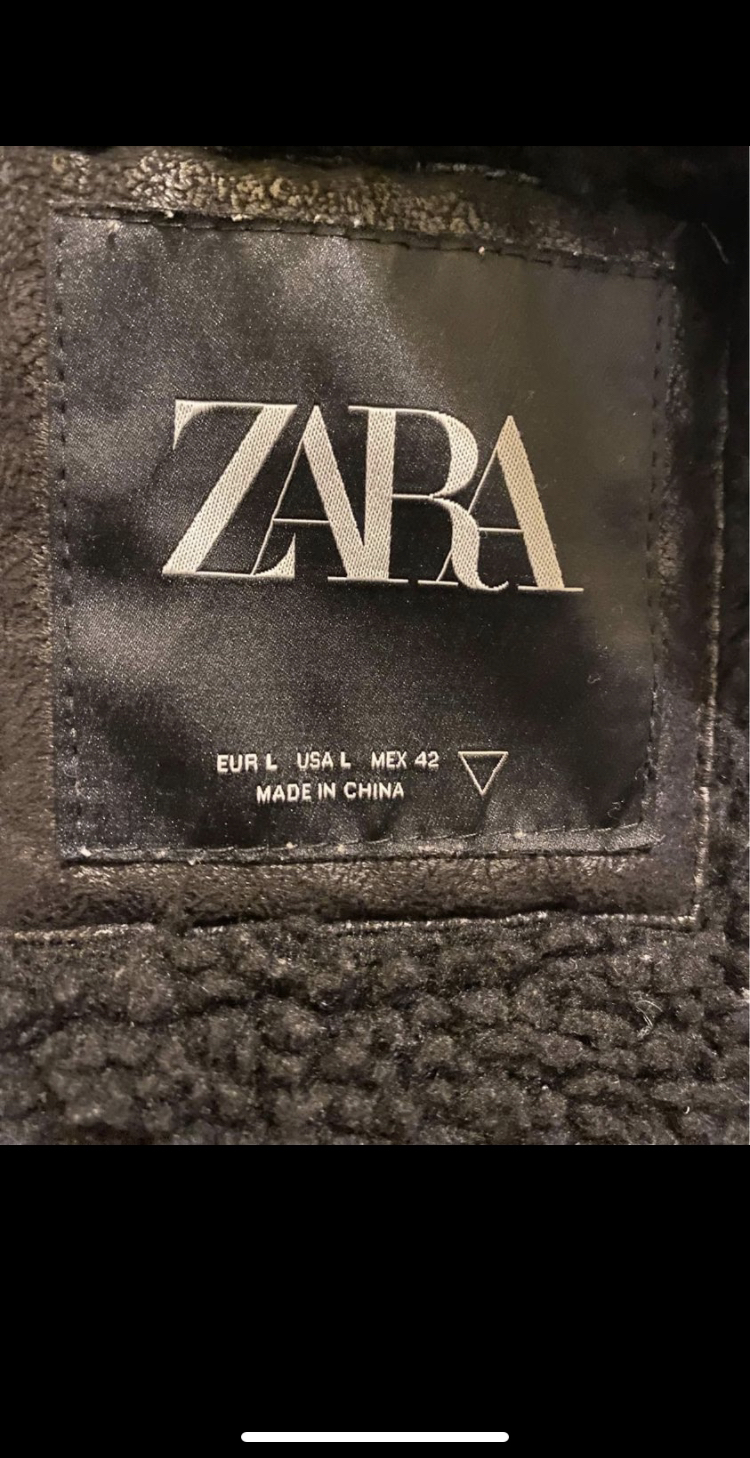 Zara Winter Jacket Suede coat❄️ image indicator(3)