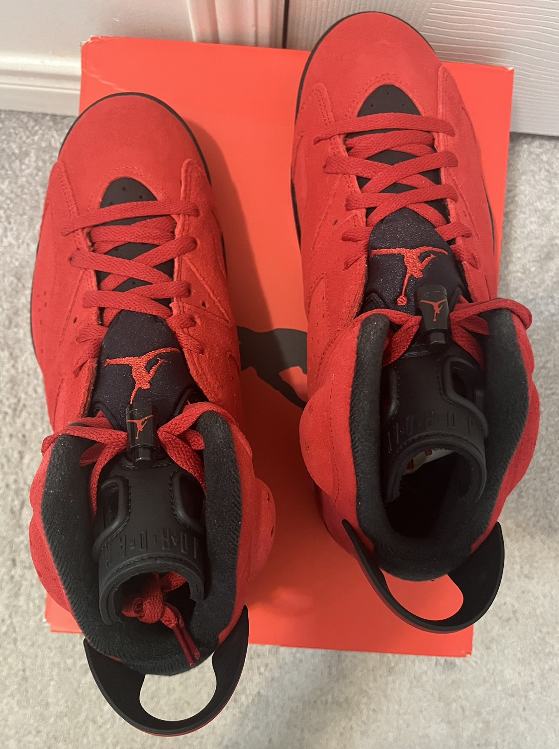 Men's Air Jordan 6 Retro Toro Bravo - Red - photo 4