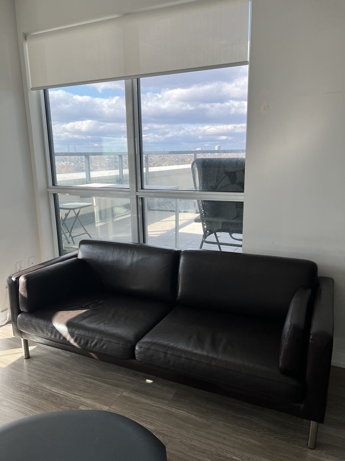 Brown Leather Sofa