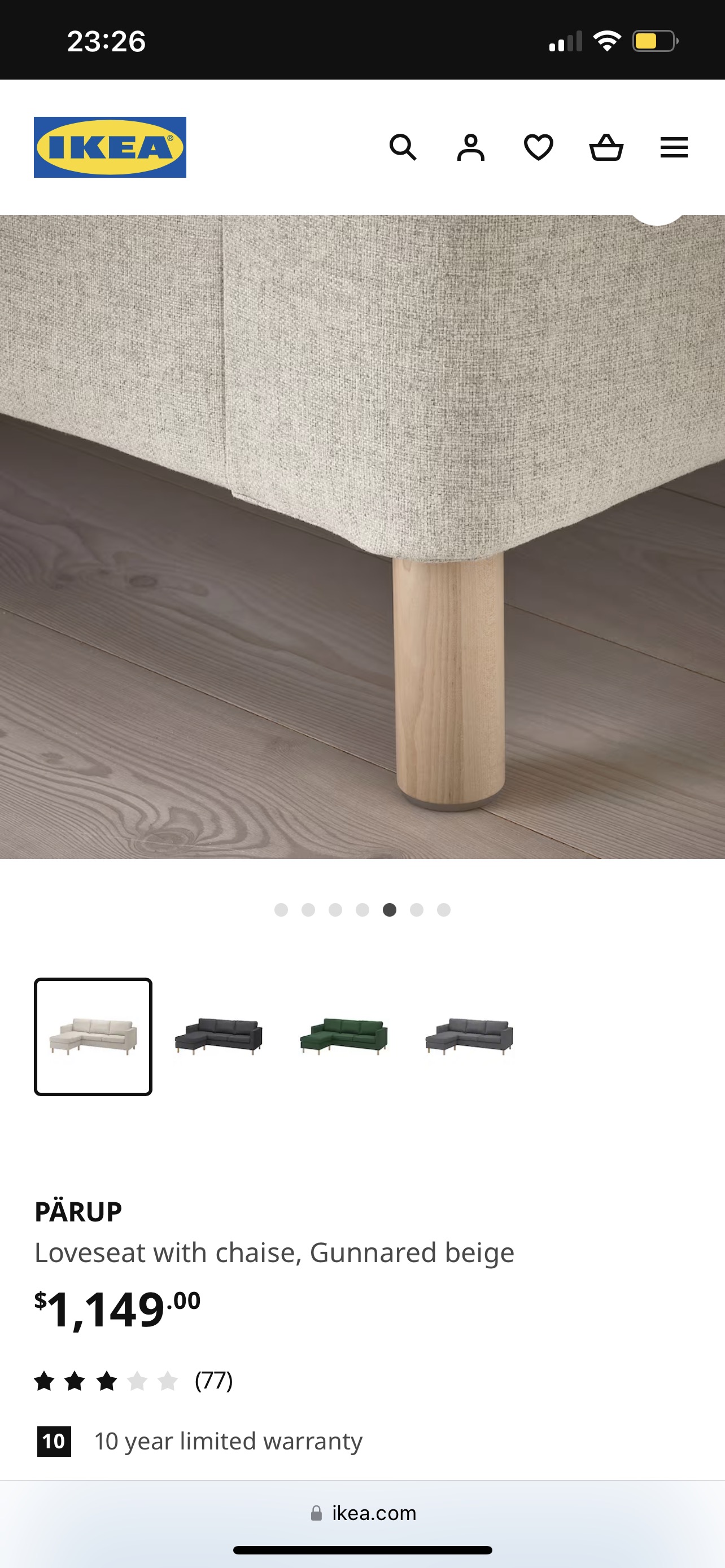 IKEA Beige Sofa image indicator(8)