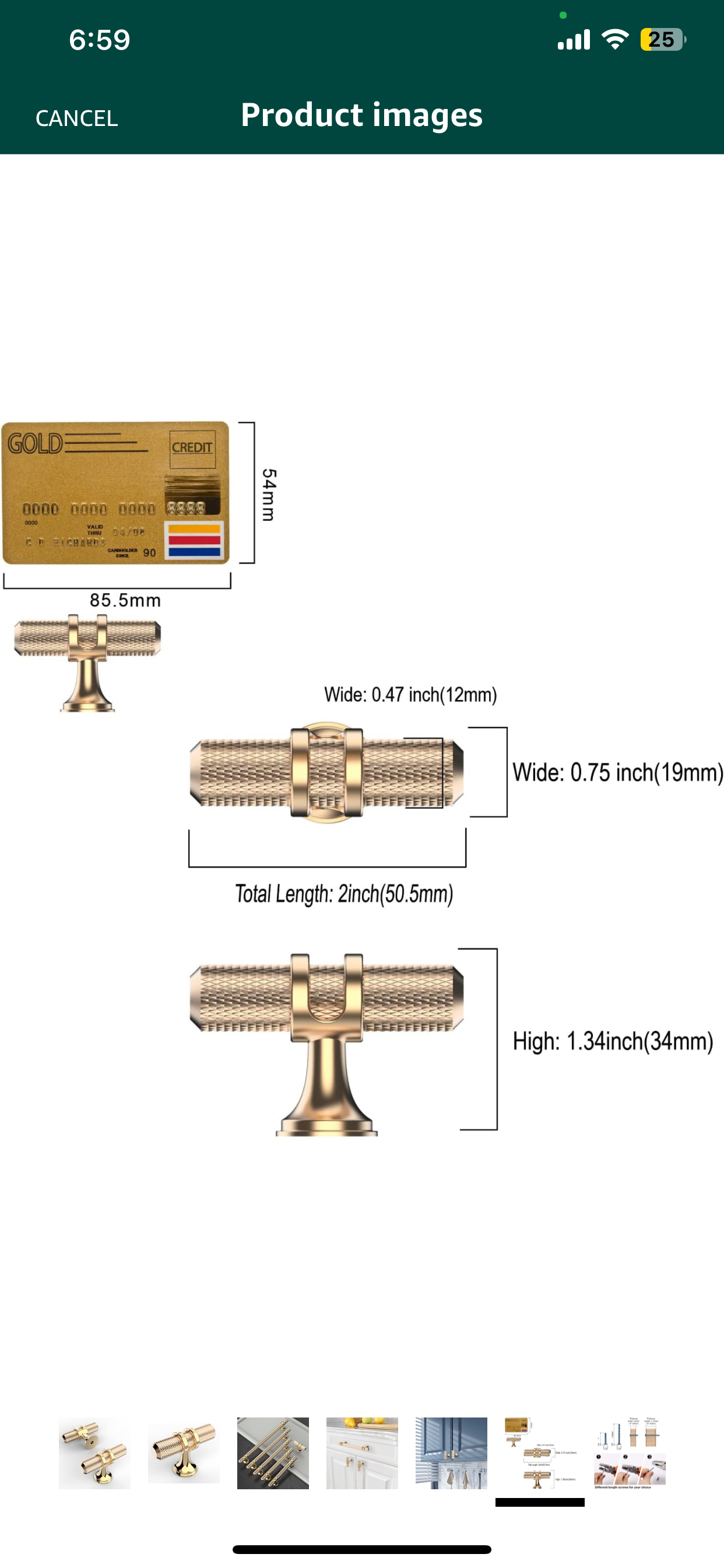 High quality modern cabinet pulls - photo 3