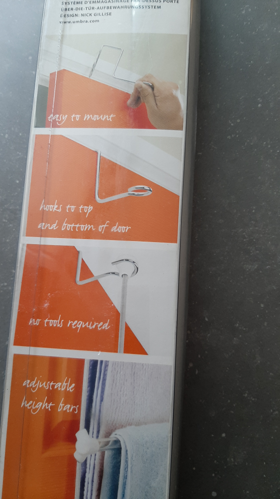 Umbra Over the Door Towel Rack image indicator(3)