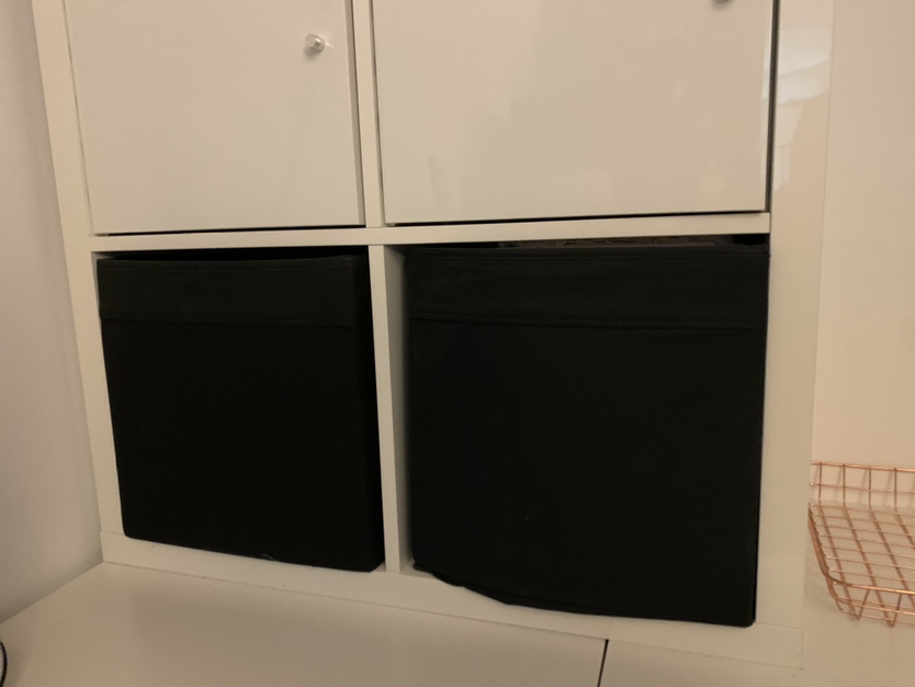 4- IKEA black  storage boxes  drona for kallax thumbnail