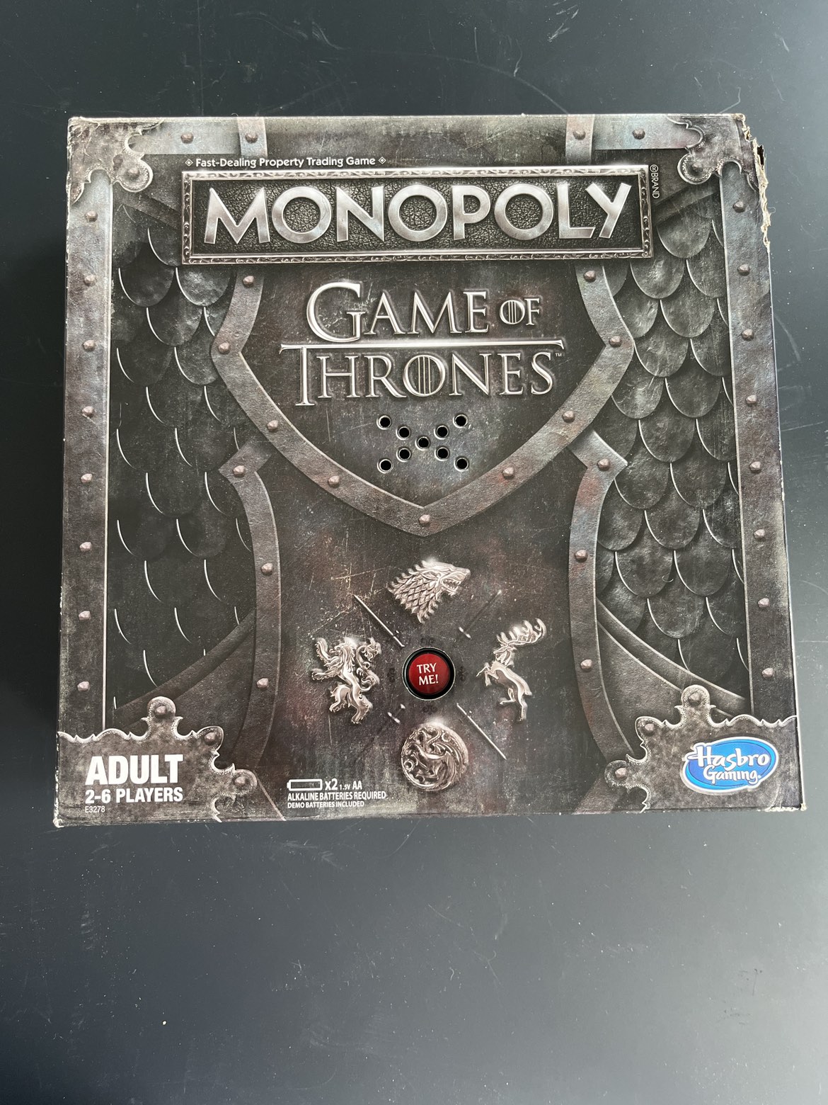 Game of Thrones monopoly set