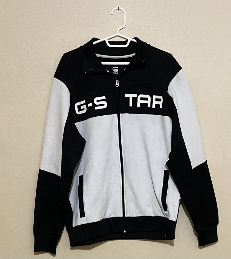 G-star Raw Men’s Rodis Colorblocked Logo Track Jacket Size XL thumbnail