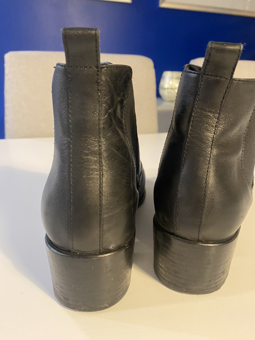 Chelsea boot black leather - photo 3