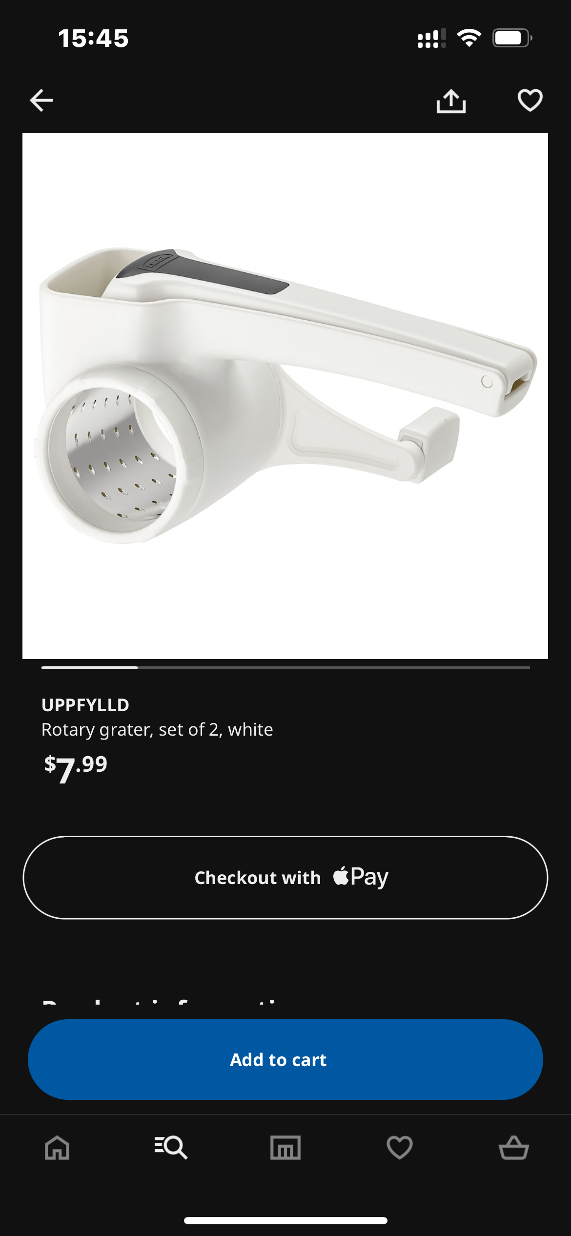 Rotary grater  set 2 , white - photo 4