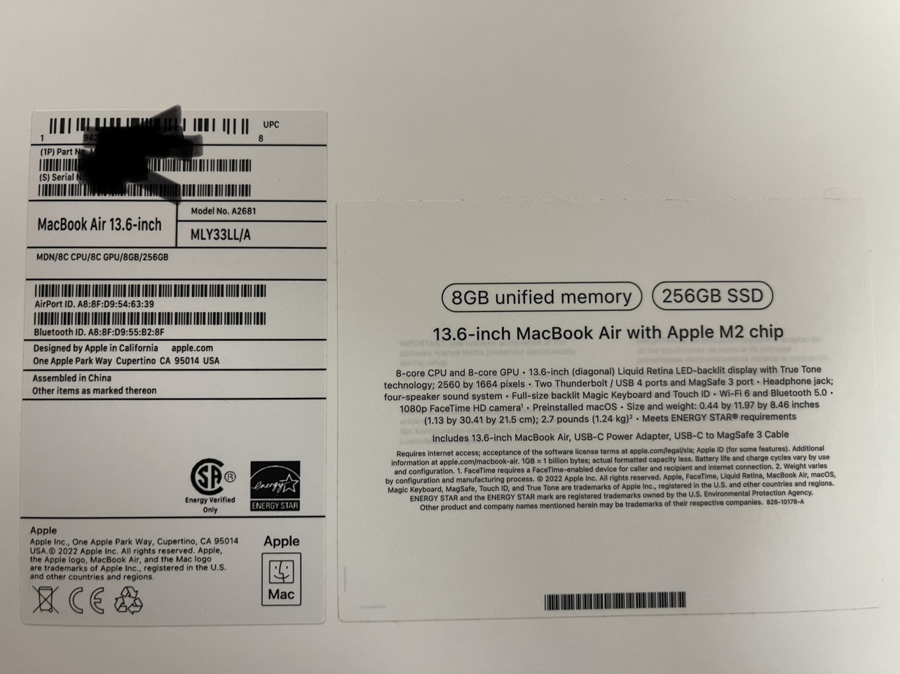 MacBook Air M2 2022 13’ inch 256gb - photo 3