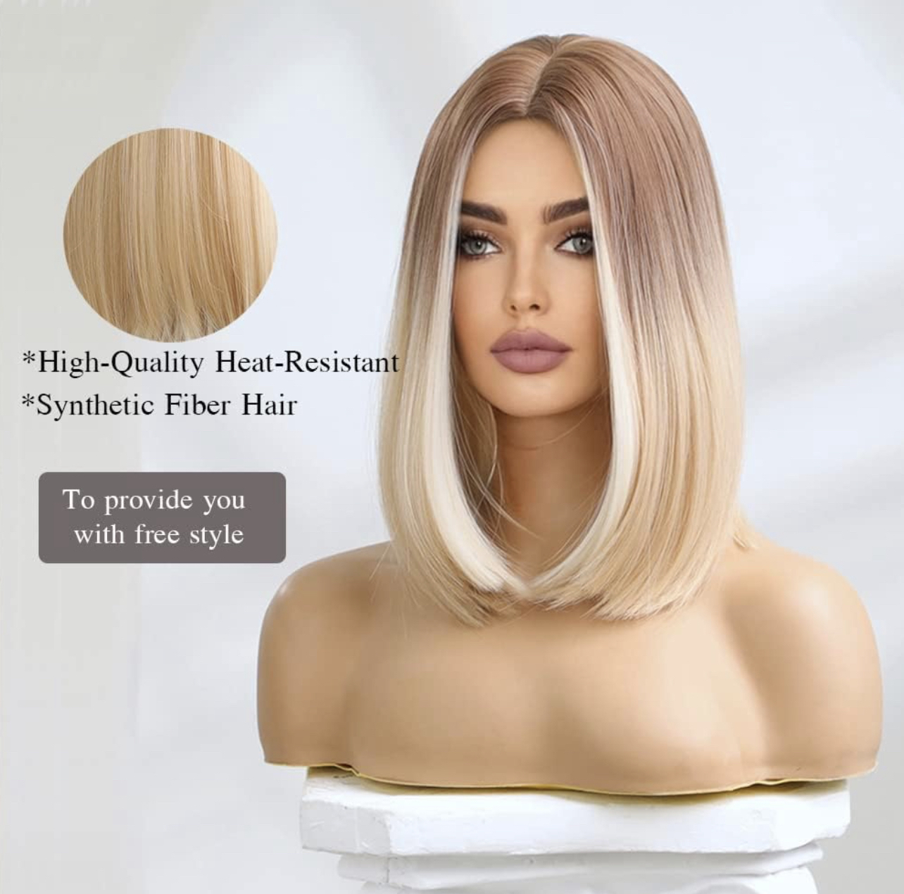 Brand new blonde and brown wig - photo 2