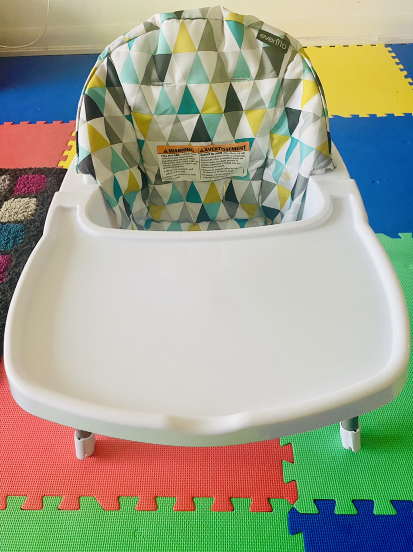 Evenflo 4-in-1 Convertible High Chair with Tray -Prism Triangles - photo 3