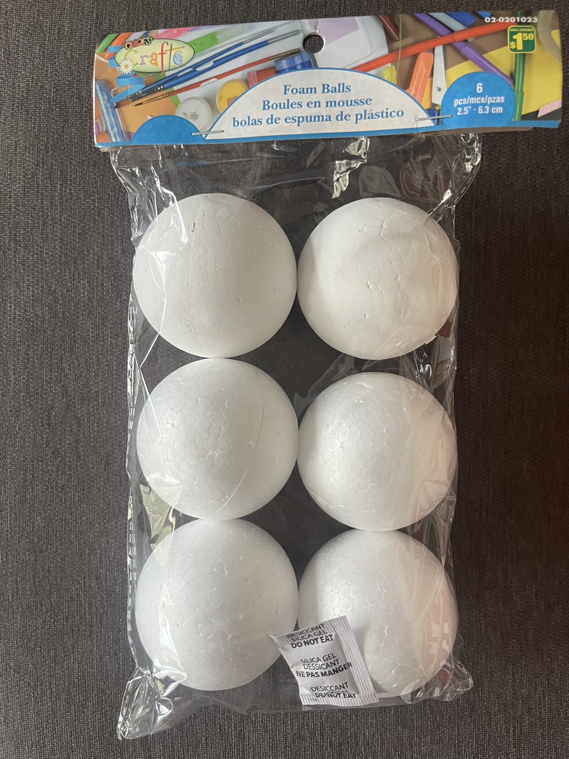 Set of 6 Foam Balls for Crafting #freecycle thumbnail