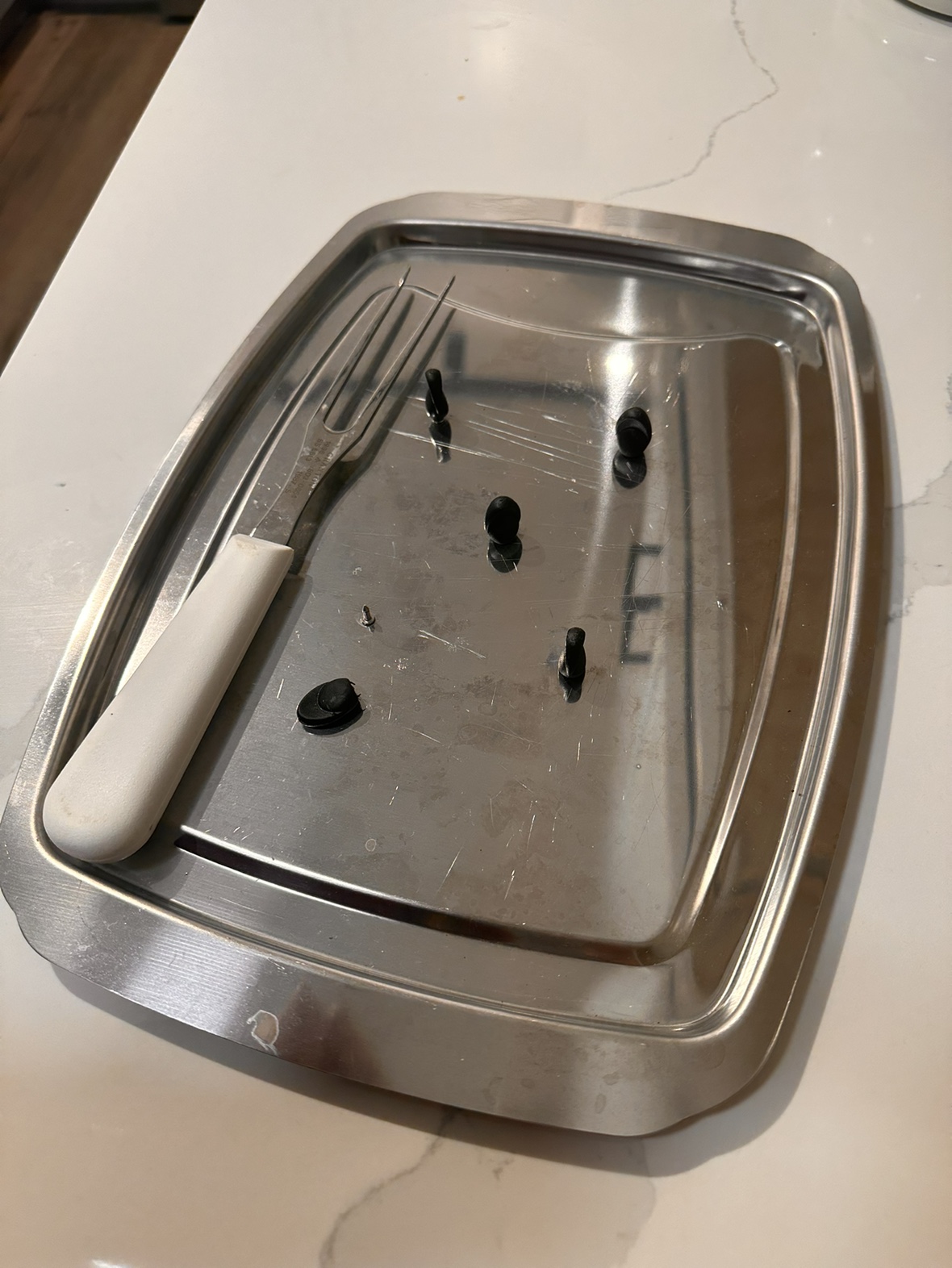 Carving tray and fork thumbnail