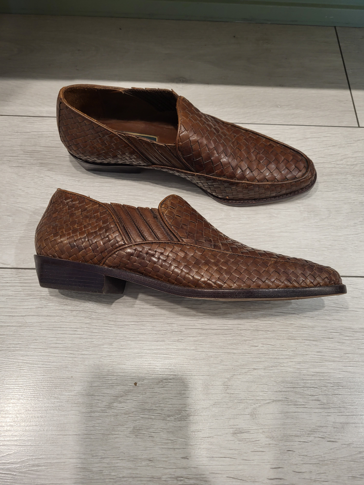 brown leather loafer -cole haan - photo 2