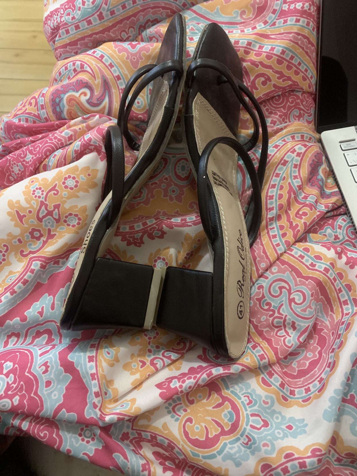 Square heels sandals
