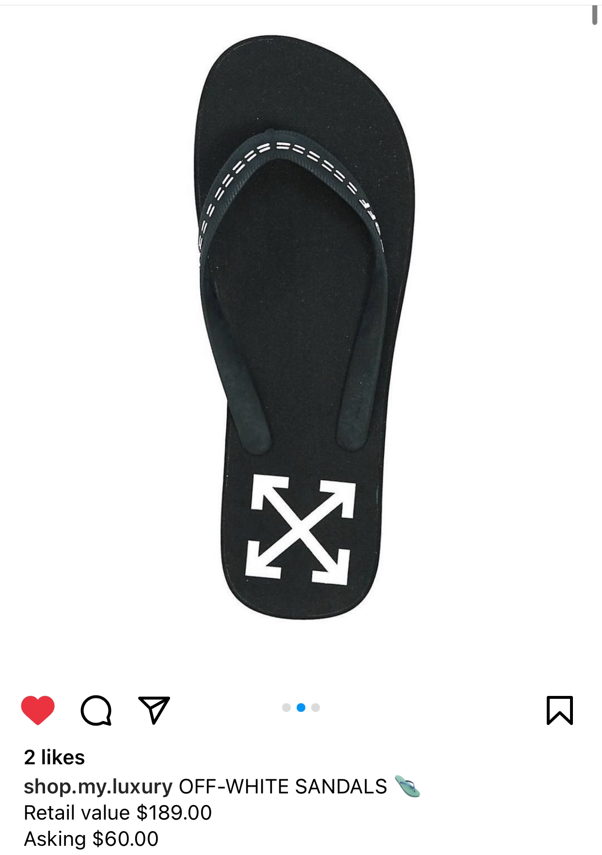 Off-white sandals - photo 2