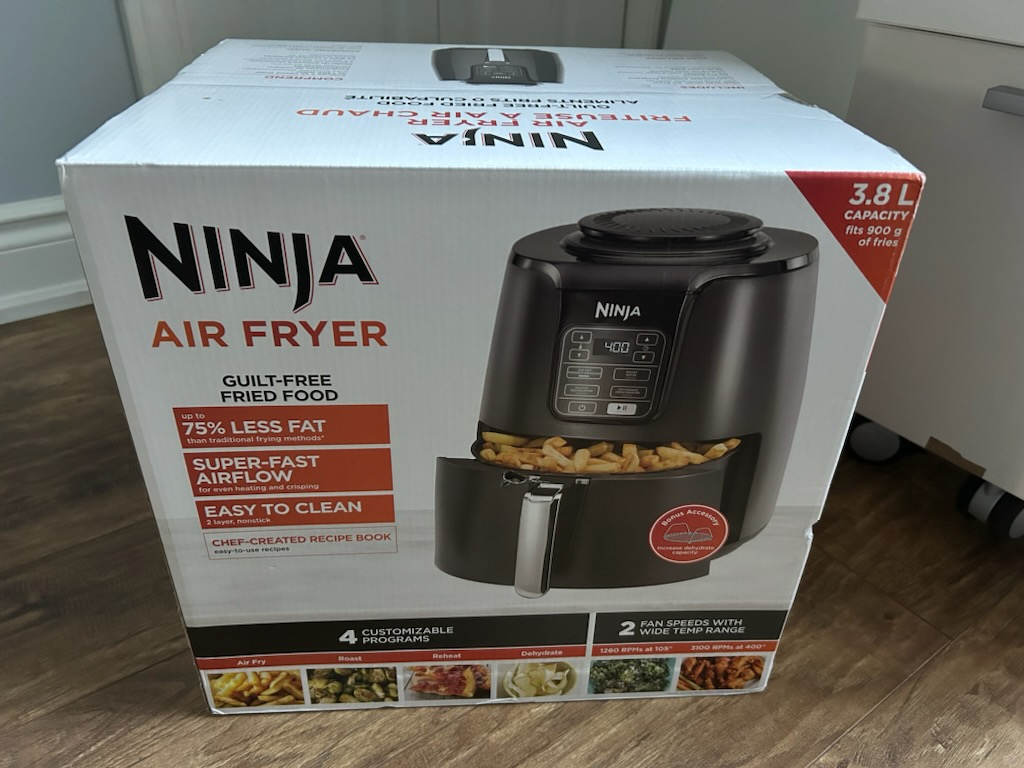 ninja air fryer 3.8 lt new