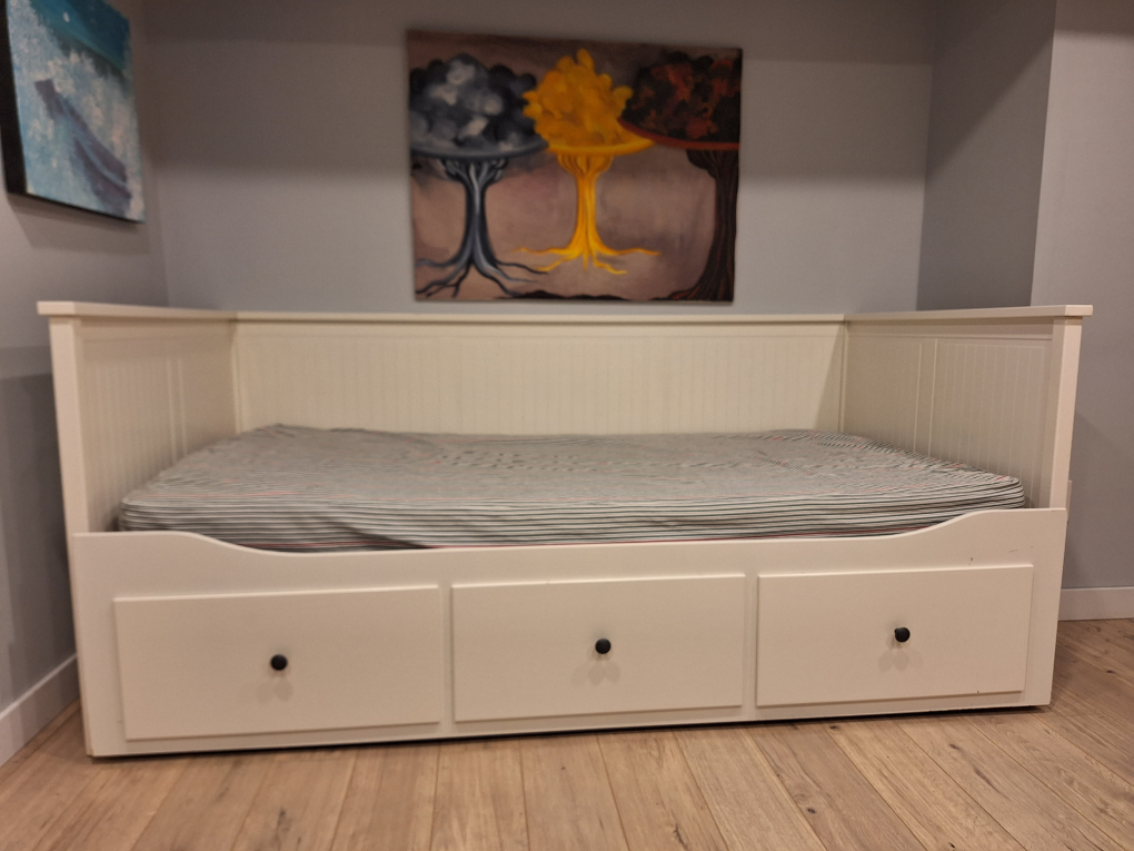 Daybed with 3 drawers and 2 mattresses