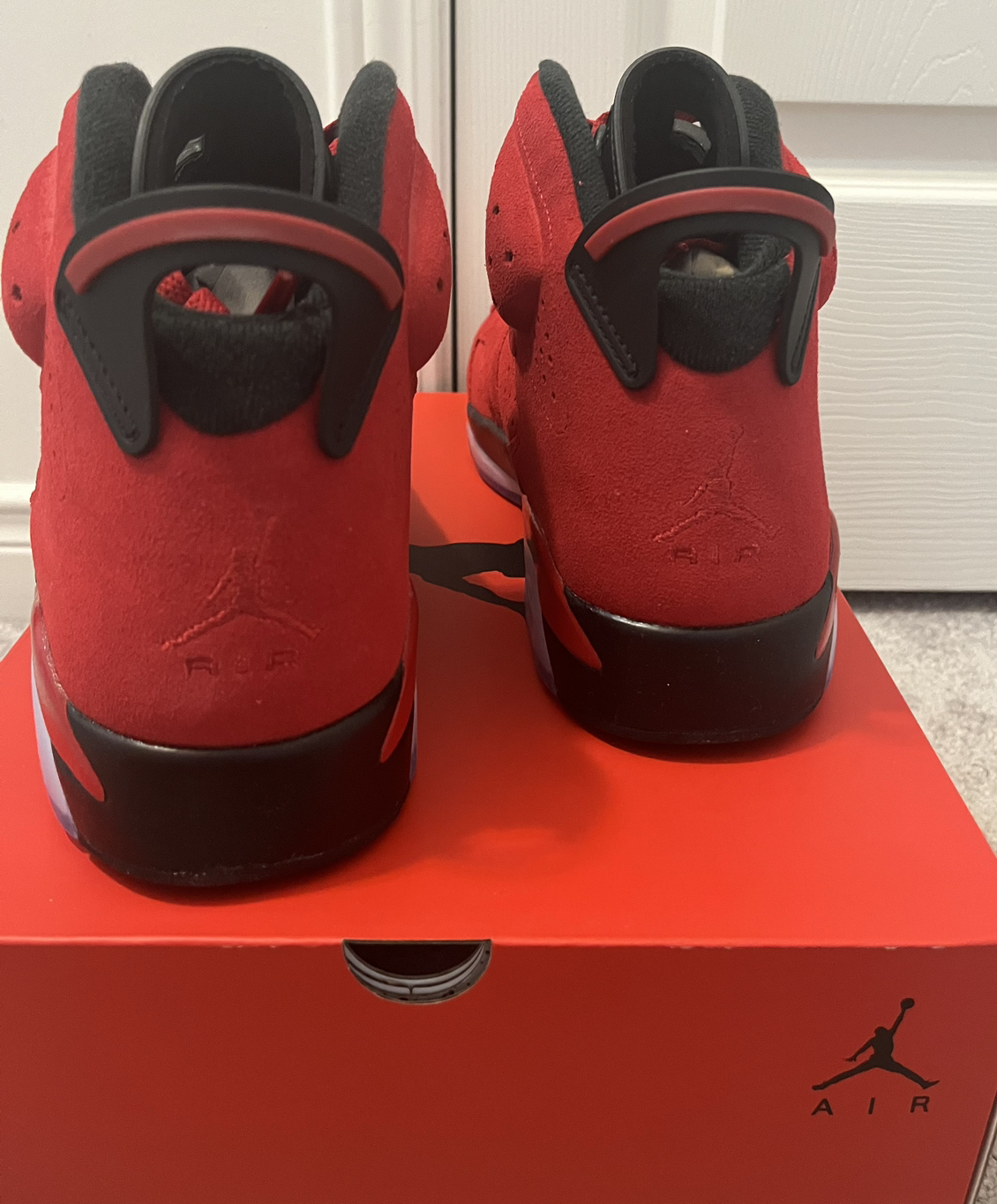 Men's Air Jordan 6 Retro Toro Bravo - Red - photo 5