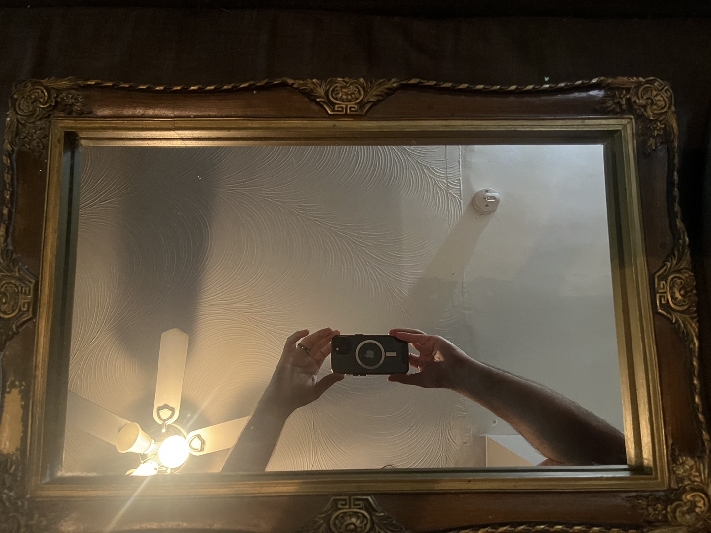 Vintage MCM Framed Mirror