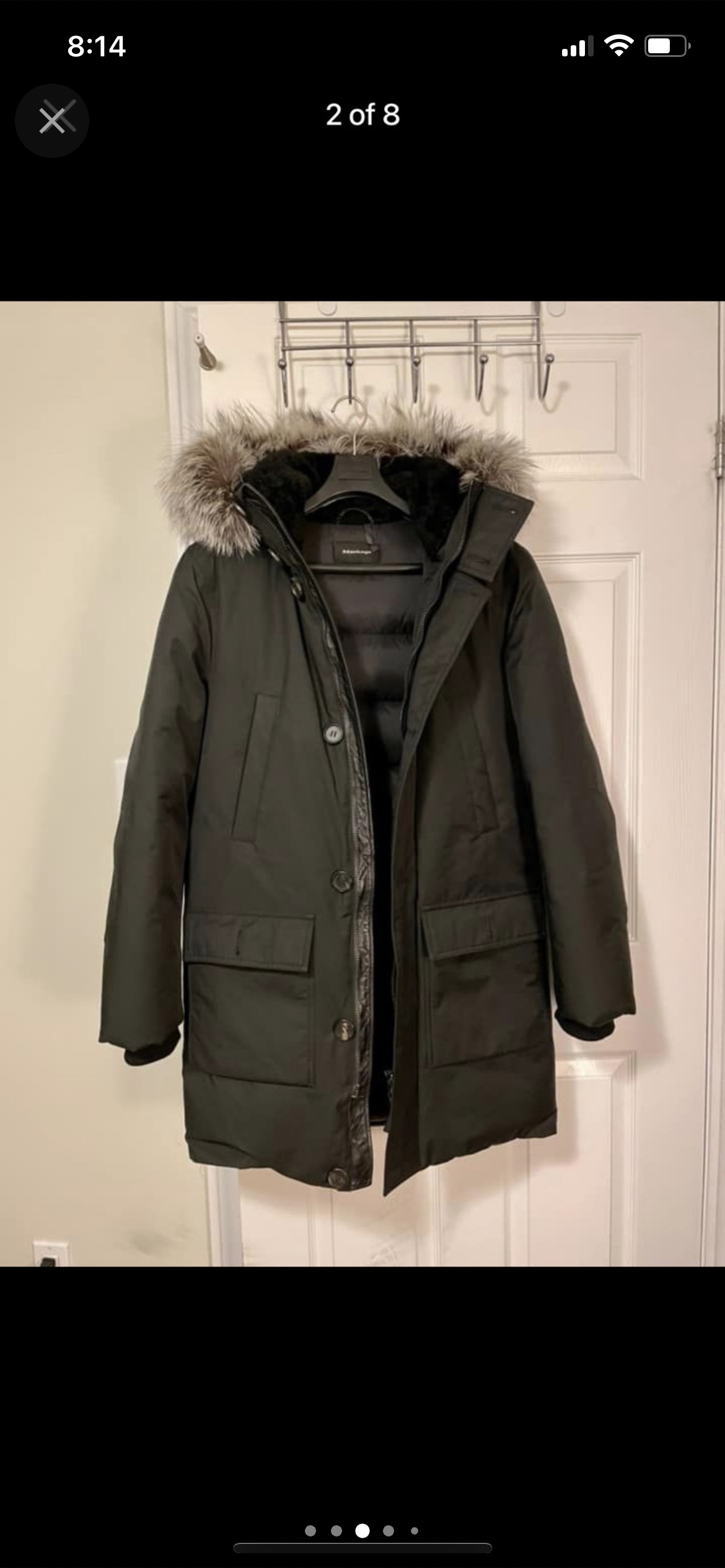 [Mackage] Vaughn Down Parka Jacket XS (800 fill power, for -30c) - photo 2