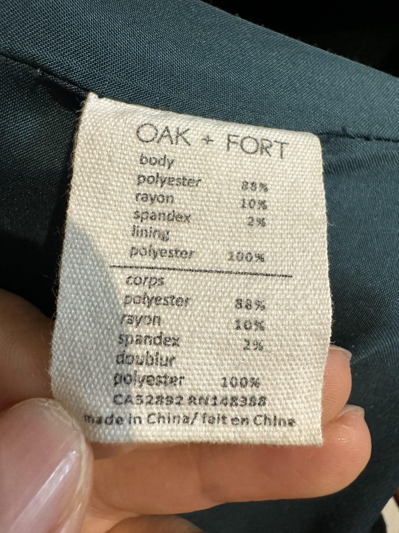 Oak + Fort long coat (Dark Green) - photo 4