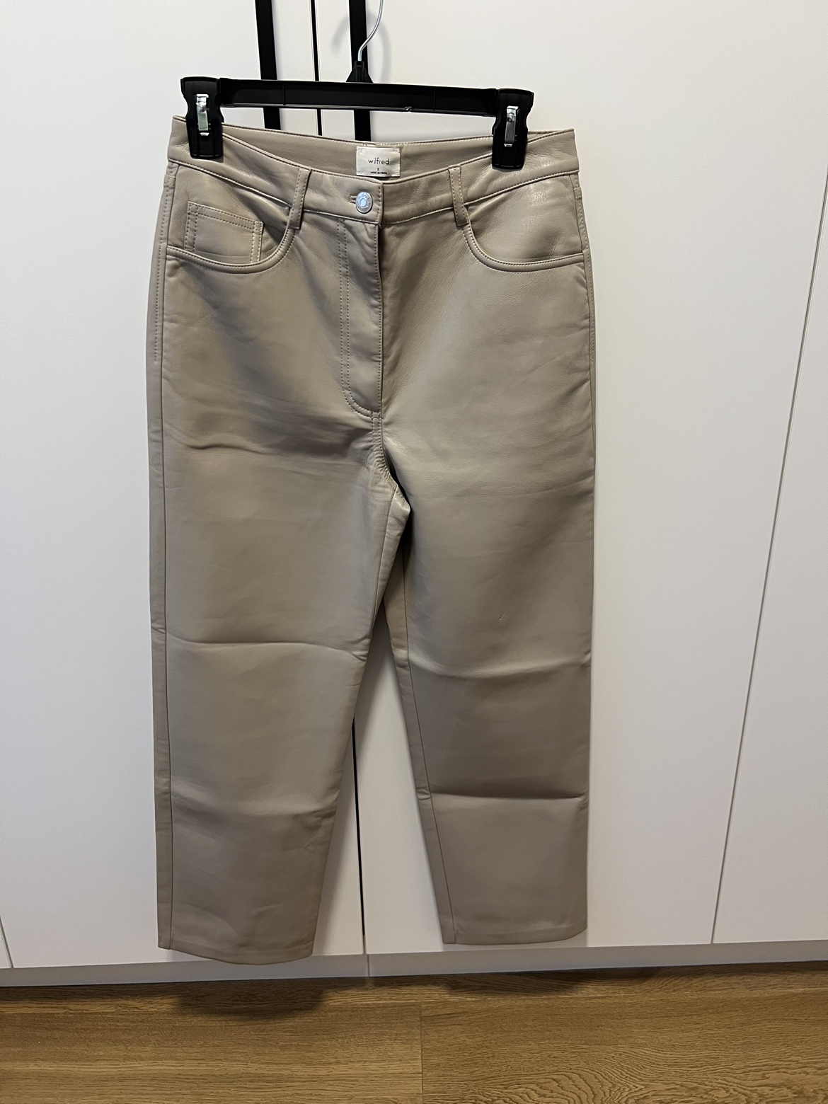 Wilfred Leather Pants (Aritzia)