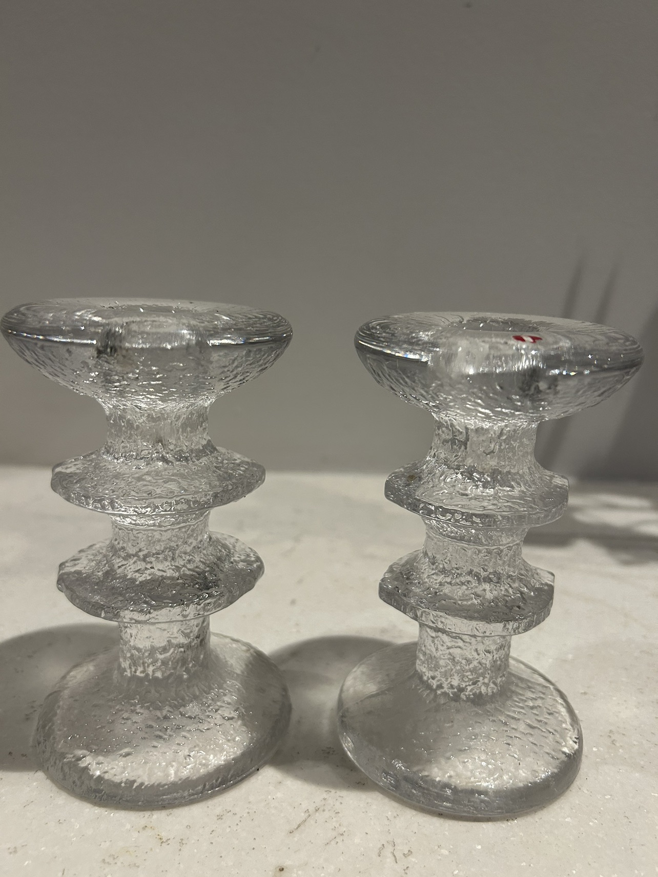 Iitala glass candle holders. Collectors item ! image indicator(6)