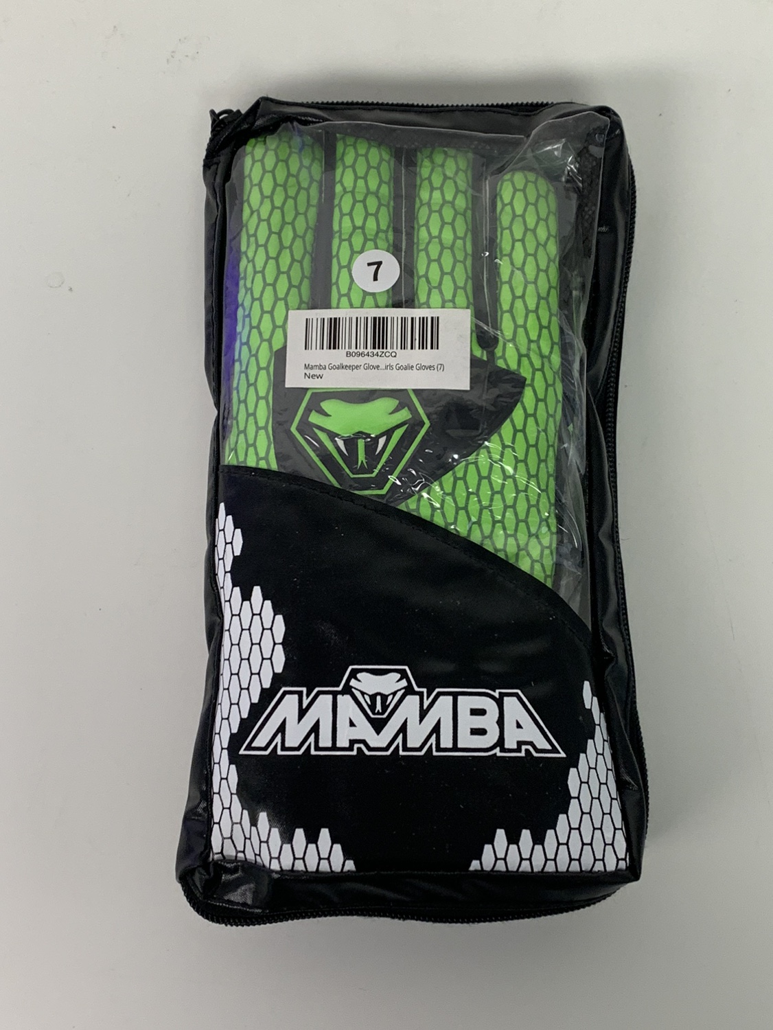 Mamba Unisex Soccer Goalkeeper Gloves - Size 7 thumbnail