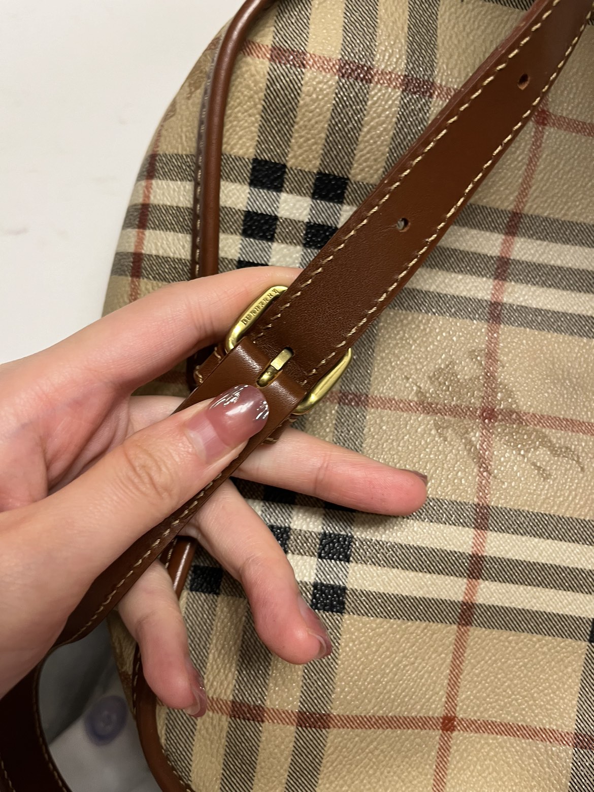 Authentic Vintage Burberry Purse image indicator(9)