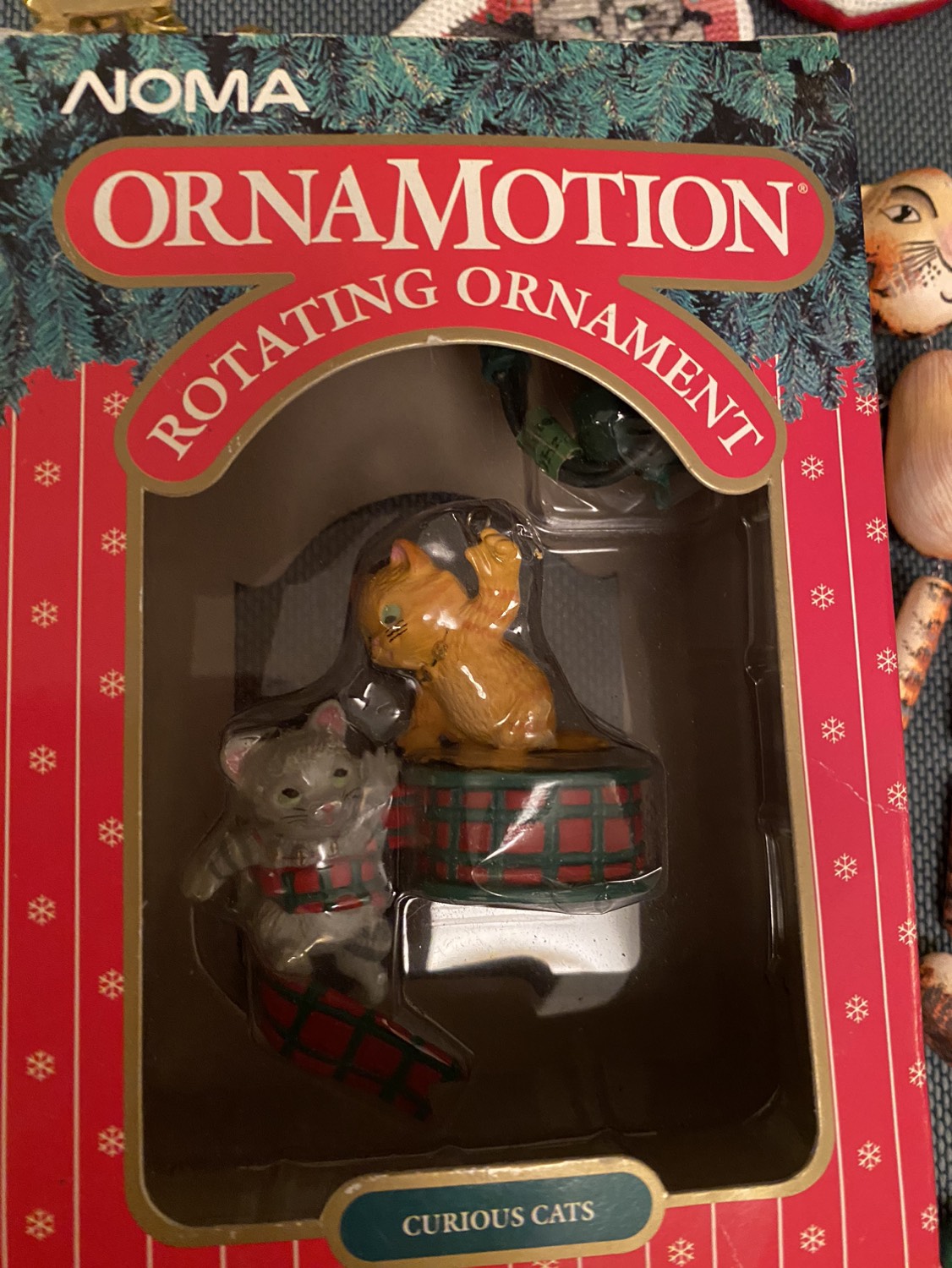 Vintage Christmas Ornament Kitty Collection image indicator(6)