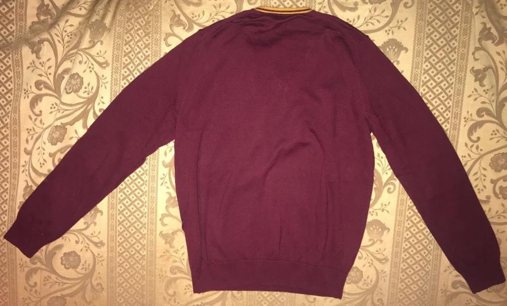 Men's Fred Perry Classic V-Neck Knitwear / Sweater - photo 2