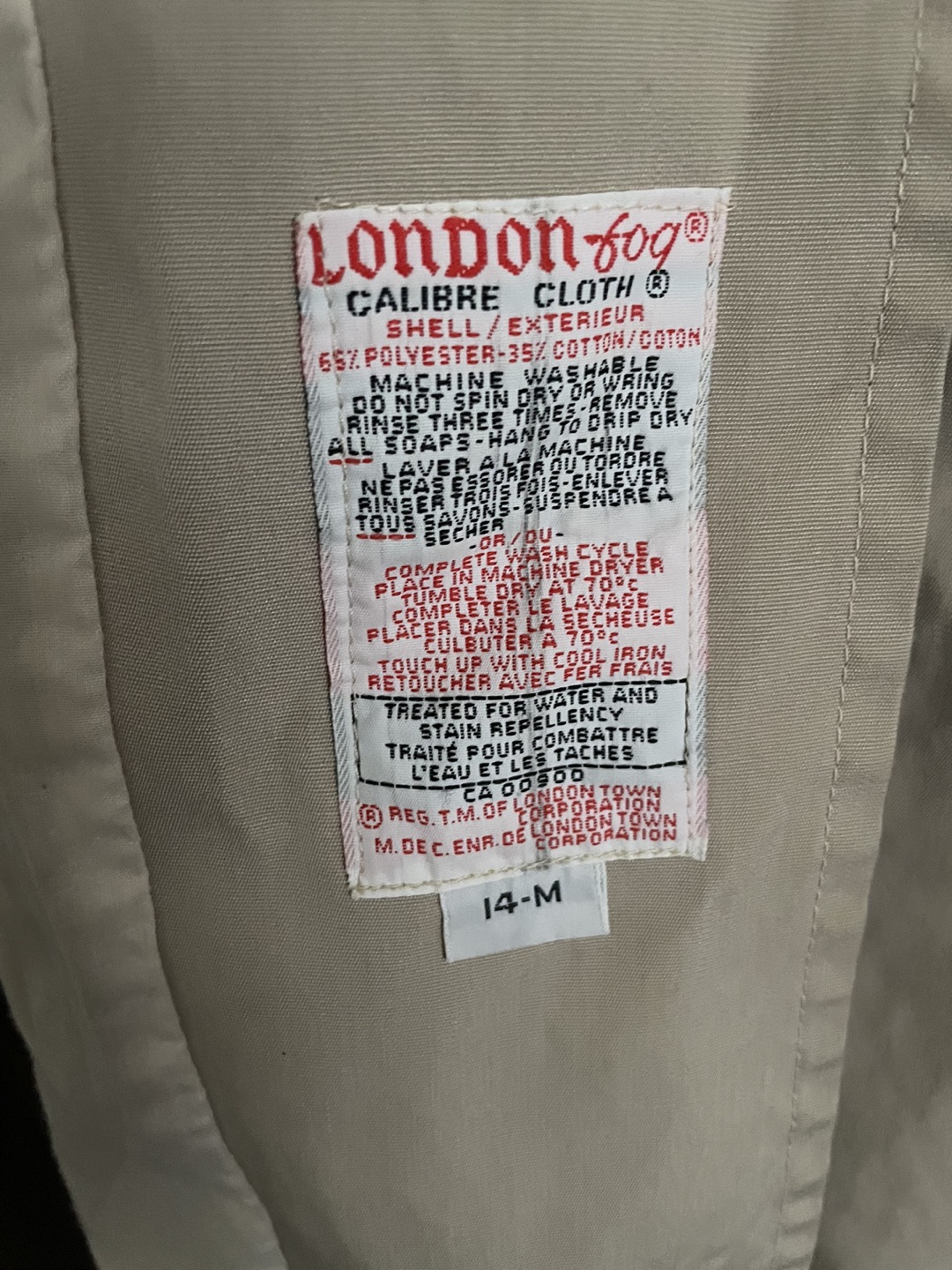 Vintage London Fog men’s trench coat - photo 5