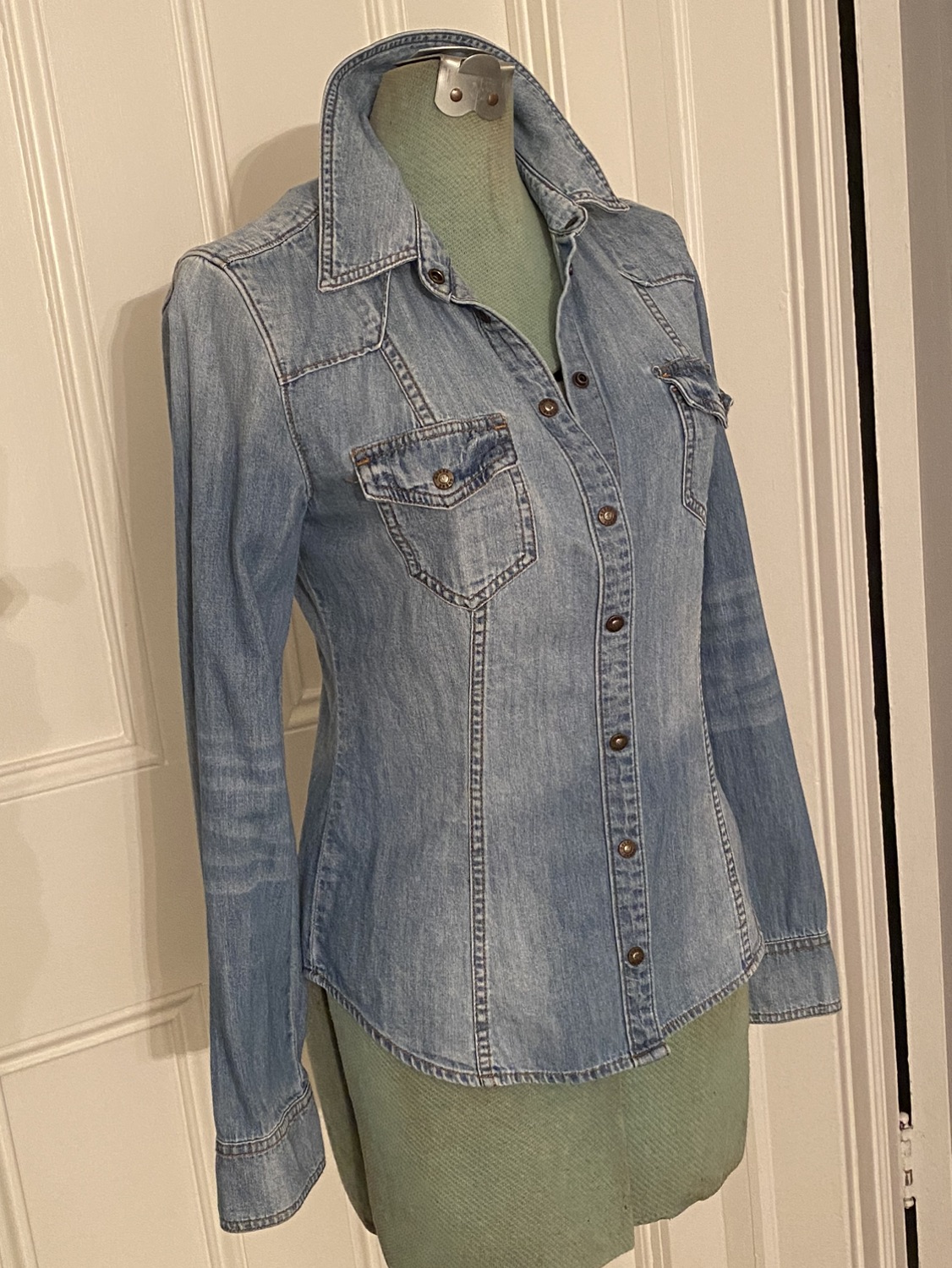 Guess Brand Denim Shirt image indicator(4)