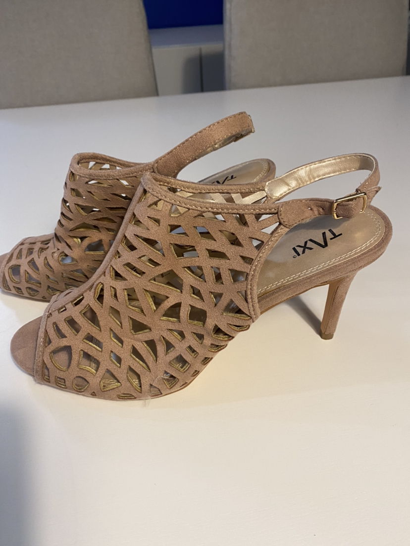 Taxi cutout shoes- dusty rose - 4” - photo 2