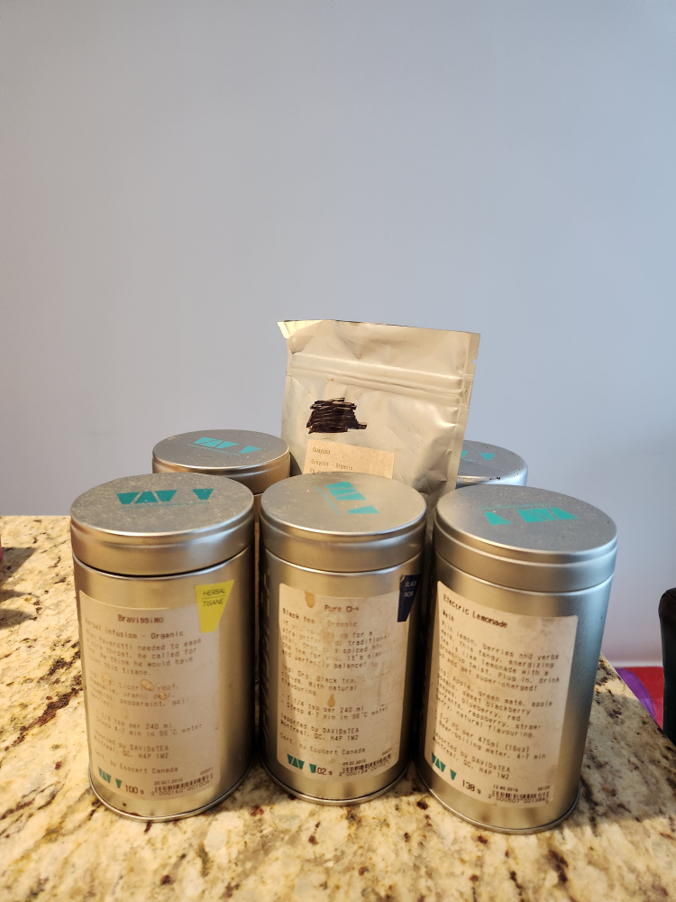 Loose leaf teas from David's Tea